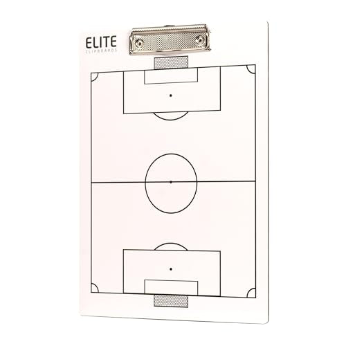Soccer Coaches Clipboard - Double-Sided Dry Erase Whiteboard