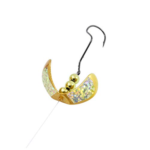 Butterfly Blade Super Death Bait for Walleye - Multi Gold Shiner, 60 Inch