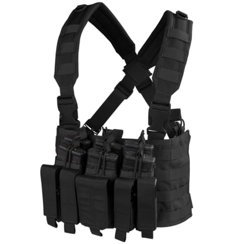 Condor Recon Chest Rig Black - Tactical Outdoor Hunting & Airsoft Gear