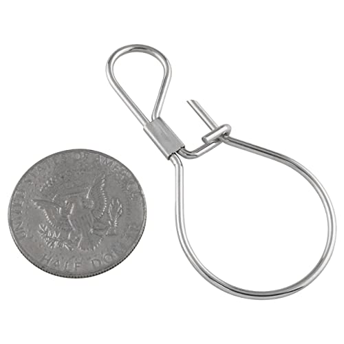 5 Stainless Steel Fishing Lock Snaps - Live Fish Stringer Clips