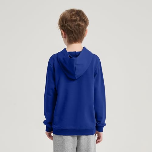 Kids Cotton Hoodie for Boys and Girls, Long Sleeve Pullover Sweatshirt, Toddler