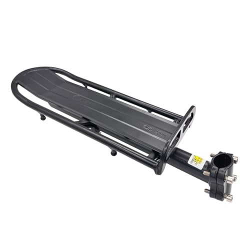 Adjustable Bicycle Rear Rack for Seatpost Mount - Aluminum Bike Cargo Carrier