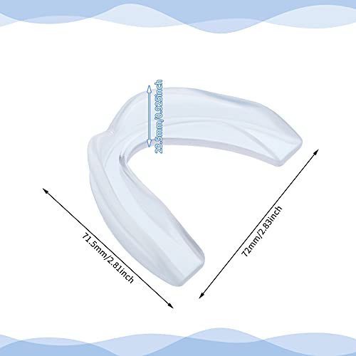 5 Pack Kids Mouth Guard - Clear Sports Mouthguards for Football, Hockey, MMA, Basketball