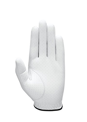 Callaway Golf Opti Flex Leather Glove with Magnetic Ball Marker - Ladies Large White, Right Hand