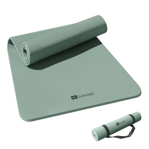 Extra Wide Yoga Mat - 7mm Thick, 72" x 32" - Pale Green