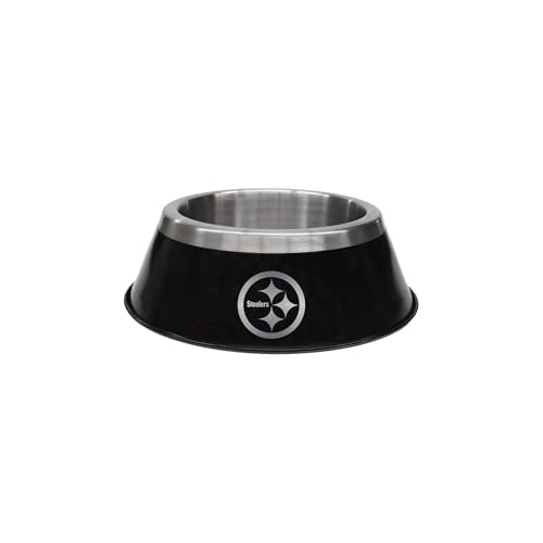 Stainless Steel NFL Pet Bowl - Pittsburgh Steelers, Small