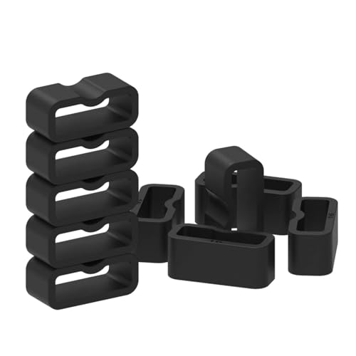 6-Pack Silicone Fastener Rings for Garmin Vivosmart & Vivofit Bands