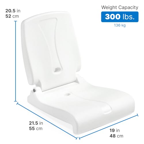Step2 Foldable Adult Flip Seat White 1 Pack Portable Outdoor Chair