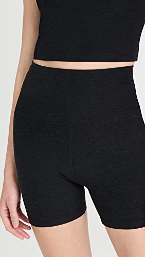 Beyond Yoga Women's Spacedye Keep Pace 5" Short - Small / Darkest Night