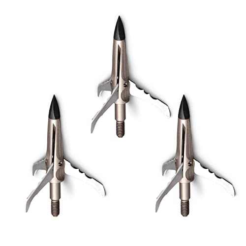 New Archery Spitfire Edge 100 Grain 1.75" Cutting Diameter 3-Blade Broadhead - 3 Pack
