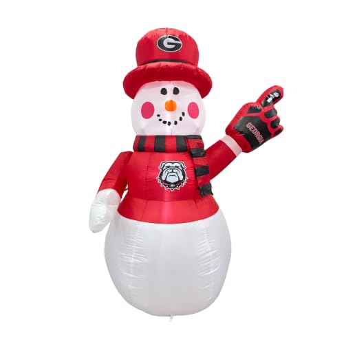 Inflatable Snowman with LED Lights - 7ft for Indoor/Outdoor