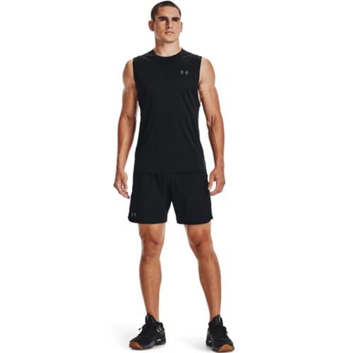 Under Armour Men's Velocity Muscle Tank Top - Large Black / Pitch Gray