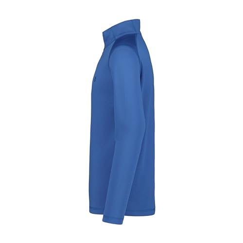 IZOD Boys' Lightweight Quarter Zip Pullover, 10-12 Bright Cobalt
