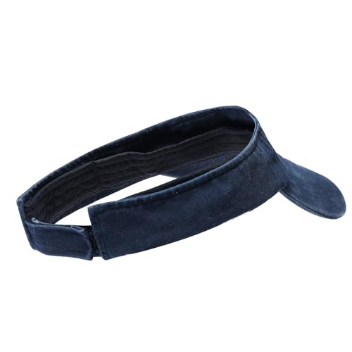 Navy Sports Sun Visor Hat for Outdoor Activities - 6 3/8