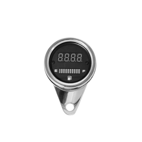 Universal 2-in-1 Motorcycle Odometer & Voltmeter - Digital Tachometer