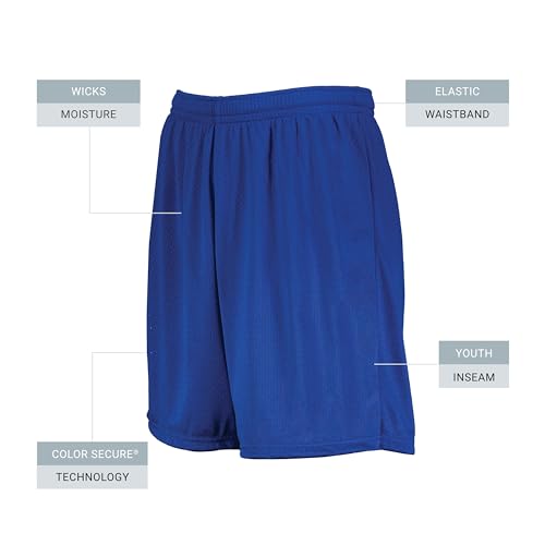Youth Modified Mesh Shorts X-Large Royal - Athletic Kids Sportswear
