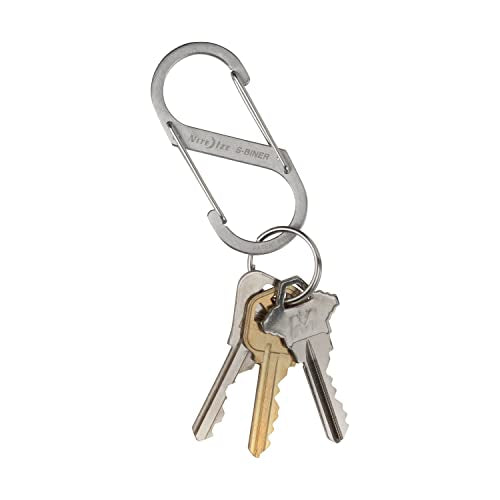 Dual Gate Stainless Steel S-Biner Carabiner Clip - Size 3