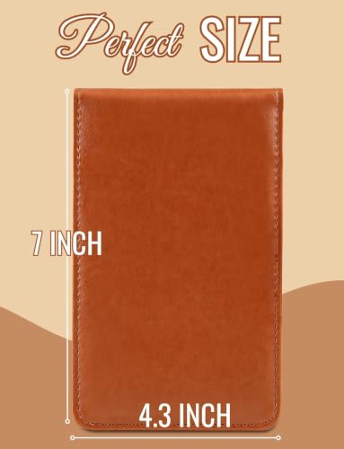Personalized Golf Scorecard Holder with Pencil & Scorecards - Brown