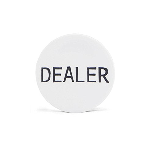 3-Piece Poker Dealer Button Set - Small Blind, Big Blind & Dealer