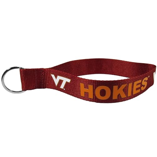 Virginia Tech Hokies Lanyard Key Chain - 8 Inches Red