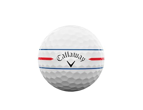 Chrome Soft Golf Balls - 360 Triple Track Technology, One Dozen
