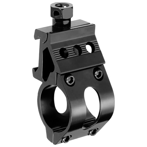 Offset Picatinny Flashlight Mount - 1 Inch Aluminum Alloy