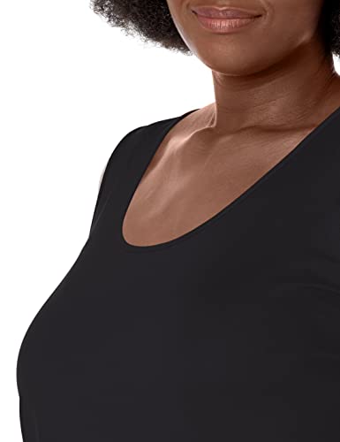 Cooldri Performance Scoopneck Tank Top - X-Large Plus, Black