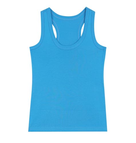 Cotton Sleeveless Tank Top for Kids - 2-3T Blue