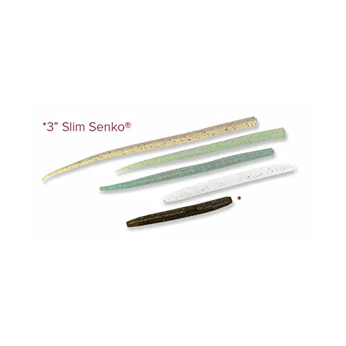 3" Slim Senko Fishing Bait - 10 Pack Bubblegum
