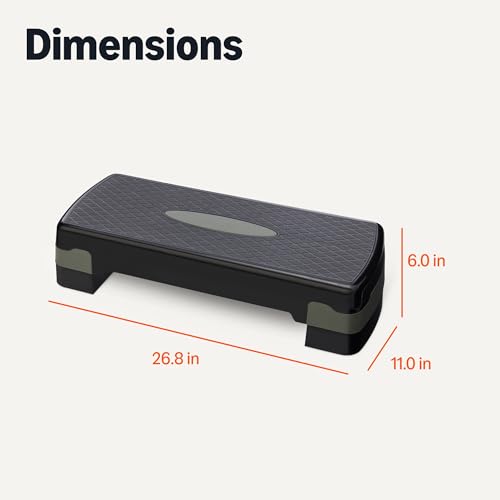 Adjustable Aerobic Step Platform - Home Fitness Workout Stepper