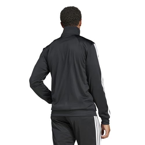 Men's Regular Fit 3-Stripes Track Jacket - Full Zip, Pockets