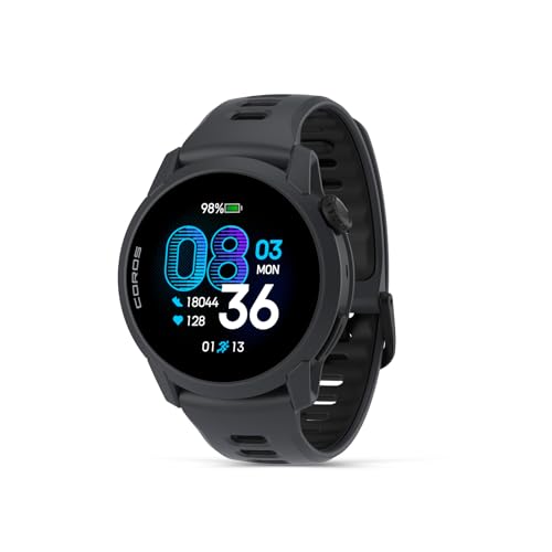 Ultralight Sport GPS Watch - COROS PACE 4 Black Silicone