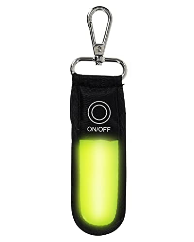LED Reflective Safety Light Keychain for Runners and Bikers