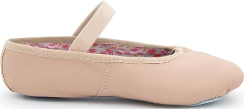 Leather Daisy Ballet Shoes for Toddlers - Ballet Pink, Size 8.5 W