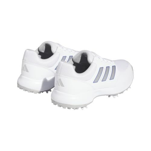 adidas Women's Tech Response 3.0 Golf Shoes - Size 7.5 White/Silver Metallic/Blue Fusion
