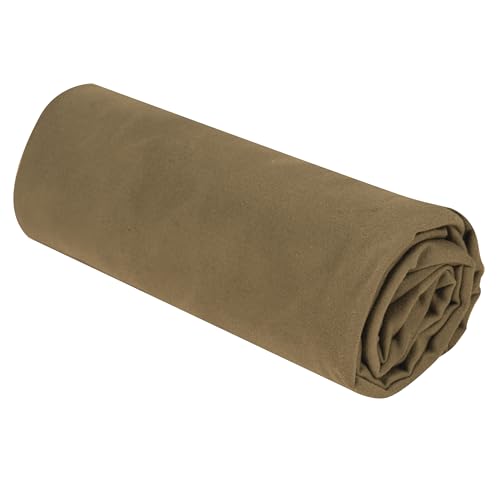 Rothco Microfiber Towel 15 x 24 in Coyote Brown - Fast Drying, Lightweight Outdoor