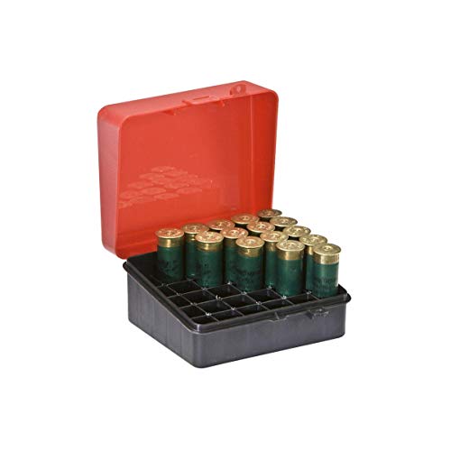 Durable Shotgun Ammo Storage Box - 25 Rounds for 12-16 Gauge 3.5" Shells