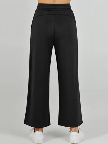 ANRABESS 2-Piece Travel Airport Outfits for Women - Large Black Set
