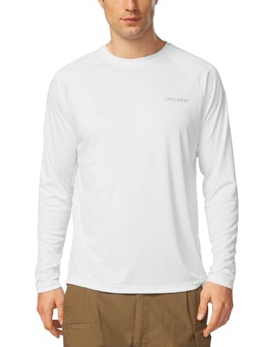 Men's Long Sleeve UV Protection Rash Guard - Quick Dry & Lightweight