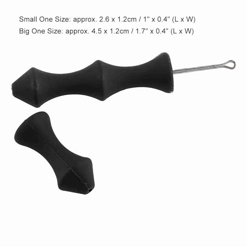 Soft Silicone Archery Bowstring Finger Rollers - 2 Pcs