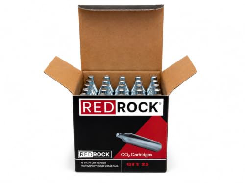 12 Gram CO2 Unthreaded Cartridges for Airsoft - 25 Pack