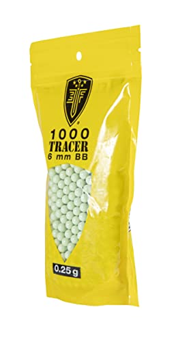 Tracer BBs - Glow-in-the-Dark 0.25g Airsoft Ammo, 1000 Count