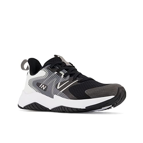 Kids' Rave Run V2 Lace-Up Running Shoes - Big Kid Black/White