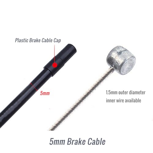 Bike Brake Cable Housing 5mm x 10ft - Black