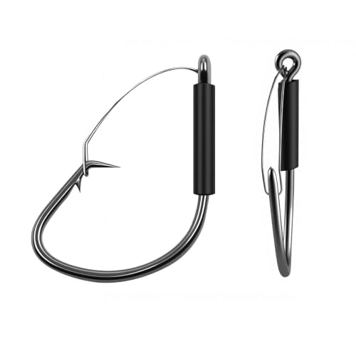 25-Pack Weedless Wacky Rig Hooks - Ultra Sharp Neko Rig Hooks