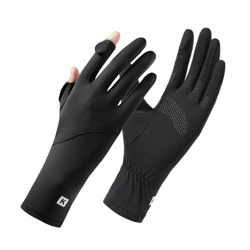 Women Driving Gloves, UV Protection Sun Touchscreen Full Finger
