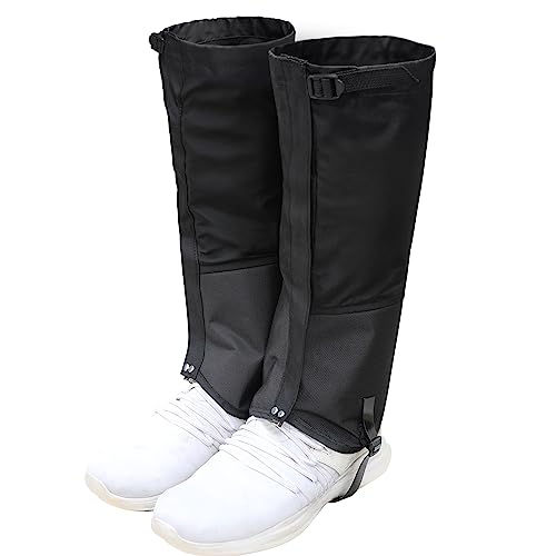 Breathable Leg Gaiters for Yard Work - 620D Oxford - Black