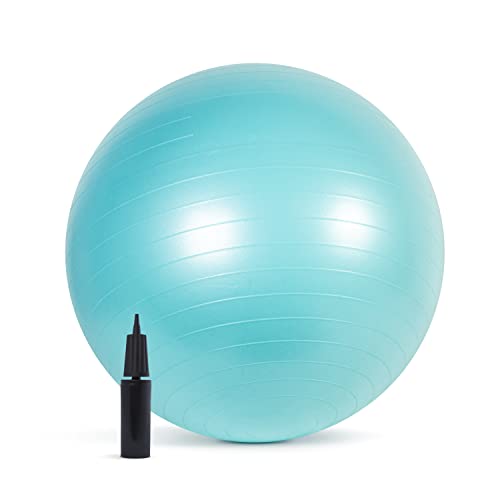 CAP 65cm Teal Exercise Ball for Core Strength & Balance Fitness Equipment