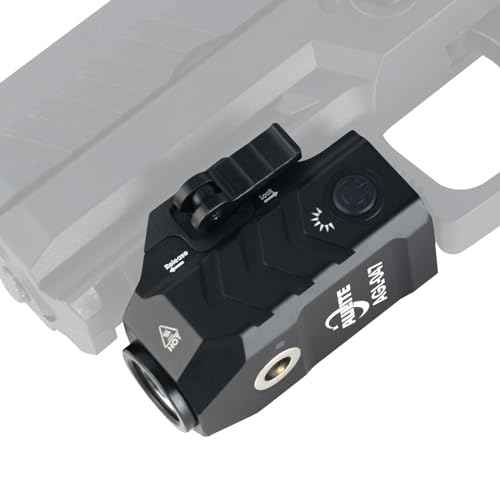 Tactical Flashlight Low Profile Quick Release,Mini Size,Magnetic Rechargeable for Pistol,Airsoft Light,Picatinny Rail Attachments