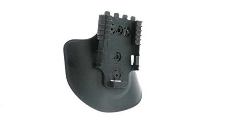 Safariland 568BL Injection Molded Paddle for Safariland 3-Hole Pattern Holster, Plain Black